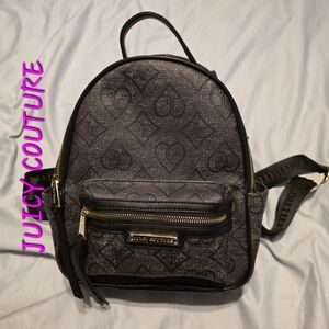 Juicy Couture Black Mini Backpack Rosie Liquorice
